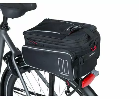 Basil Sport - Pyörän Takalaukku - MIK-kiinnityksellä - 7-15L- Musta 10 Basil Sport - Pyörän Takalaukku - MIK-kiinnityksellä - 7-15L- Musta - Image 9