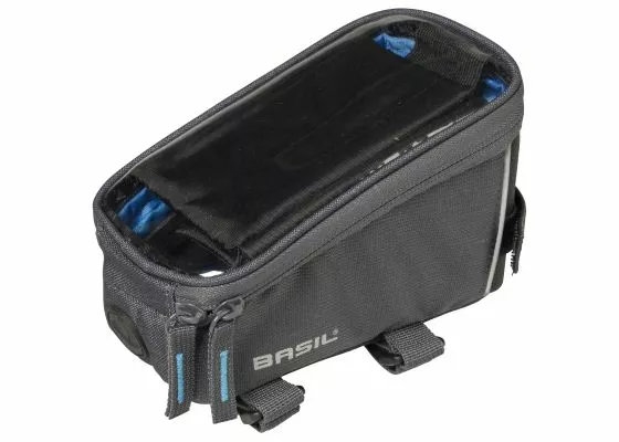 Basil Runkolaukku - Frame Bag 1L Graphite 4 Basil Runkolaukku - Frame Bag 1L Graphite - Image 2