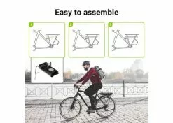 Boostbike Sähköpyörän Akku 432Wh 20 Boostbike Sähköpyörän Akku 432Wh -Polkupyörän Varusteet Myyntikauppa green cell battery 36v 12ah 432wh rear rack for e bike pedelec 3