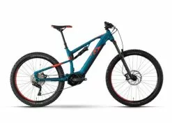 R Raymon TrailRay 160E 7.0 29/27.5" - Sähkömaastopyörä - Sininen -Polkupyörän Varusteet Myyntikauppa ray trailray160e70 blue red black front 1