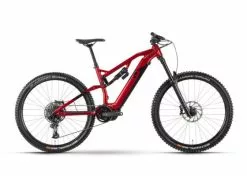 R Raymon TrailRay 160E 10.0 - Täysjousitettu Sähkömaastopyörä 7 R Raymon TrailRay 160E 10.0 - Täysjousitettu Sähkömaastopyörä -Polkupyörän Varusteet Myyntikauppa ray trailray 160 e 100 deepred front