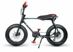 Ruff Cycles Lil'Buddy Sähköpyörä - Performance Line CX - Antrasiitin Vihreä -Polkupyörän Varusteet Myyntikauppa ruff cycles lil buddy 2021 anthracite side left 1 2