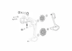 Sram Takavaihtajan 12 Vaihteinen GX Eagle Korjaussarja