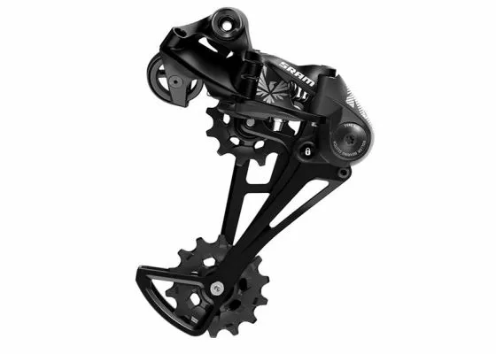 SRAM Takavaihtaja 12 Vaihteinen NX Eagle, Pitkä, Tummanharmaa Kuvioinnilla 3 SRAM Takavaihtaja 12 Vaihteinen NX Eagle, Pitkä, Tummanharmaa Kuvioinnilla