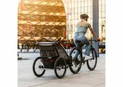 Thule Lastenkuljetusperäkärry, Chariot Lite 1, Agave -Polkupyörän Varusteet Myyntikauppa thule lastenkuljetusper k rry thule chariot lite 1 agave 1 1